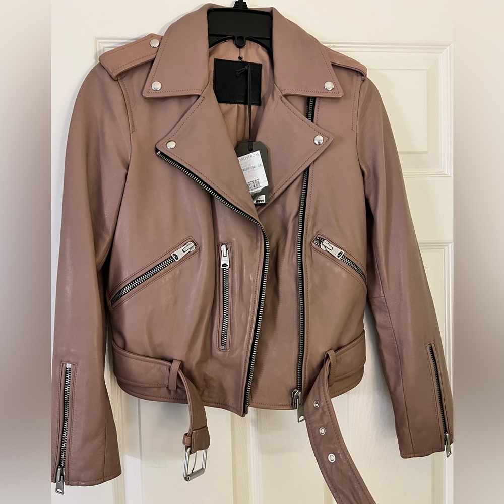 All Saints leather jacket